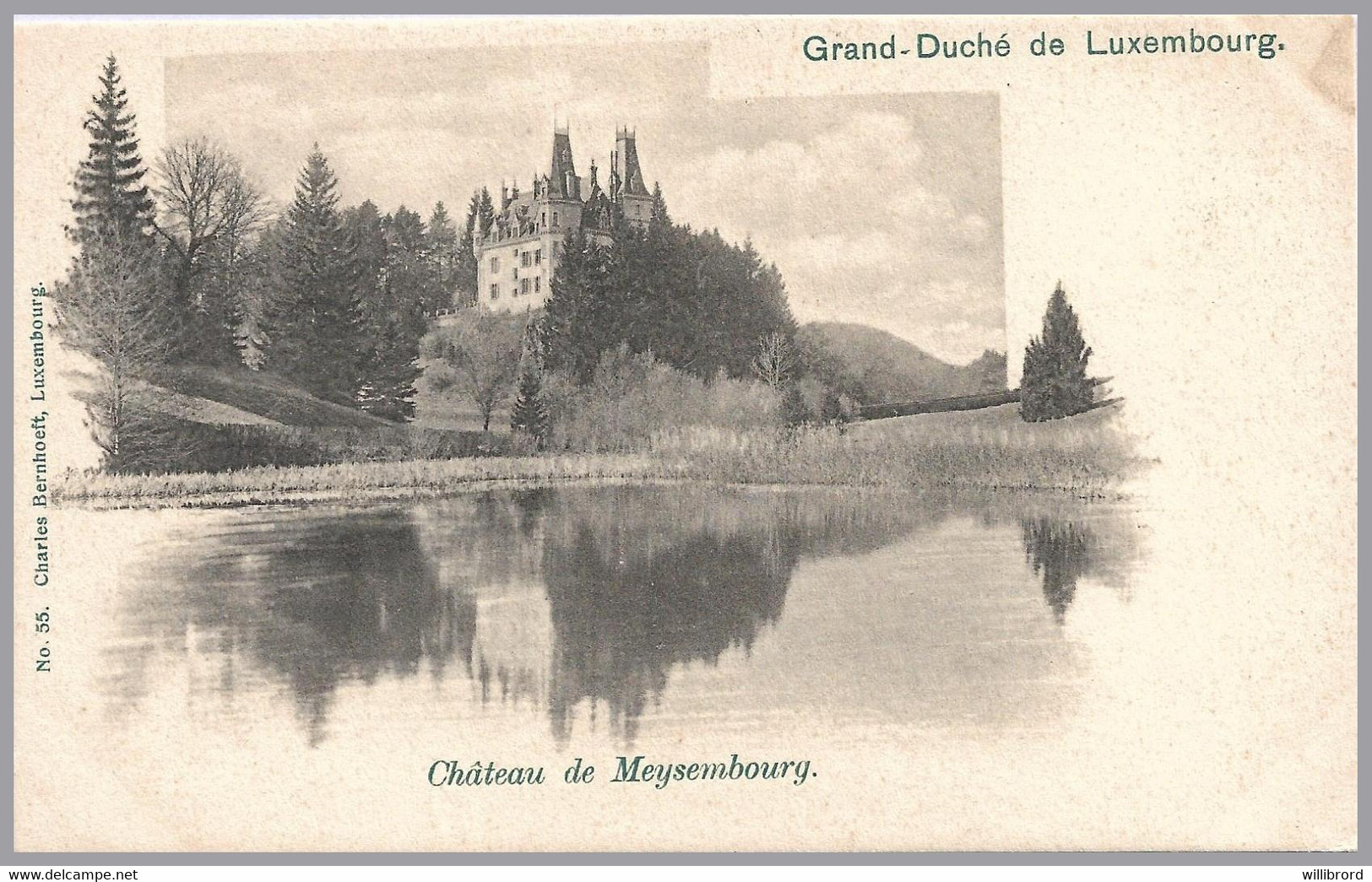 LUXEMBOURG - Bernhoeft - Meysembourg Chateau - Unused - Undivided Back - Otros & Sin Clasificación