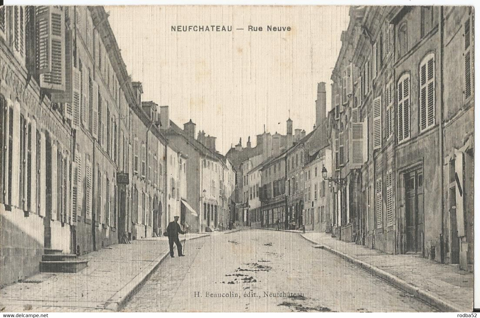 CPA - Neufchateau - 88 -  Rue Neuve - Toilée - Neufchateau