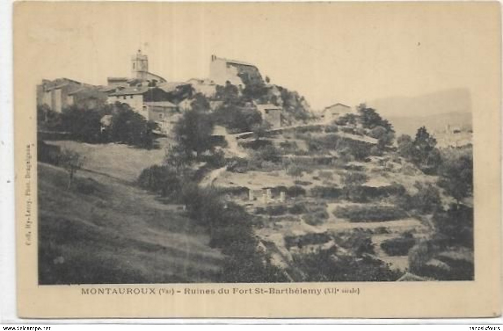 D 83 MONTAUROUX. RUINES DU FORT ST BARTHELEMY - Montauroux