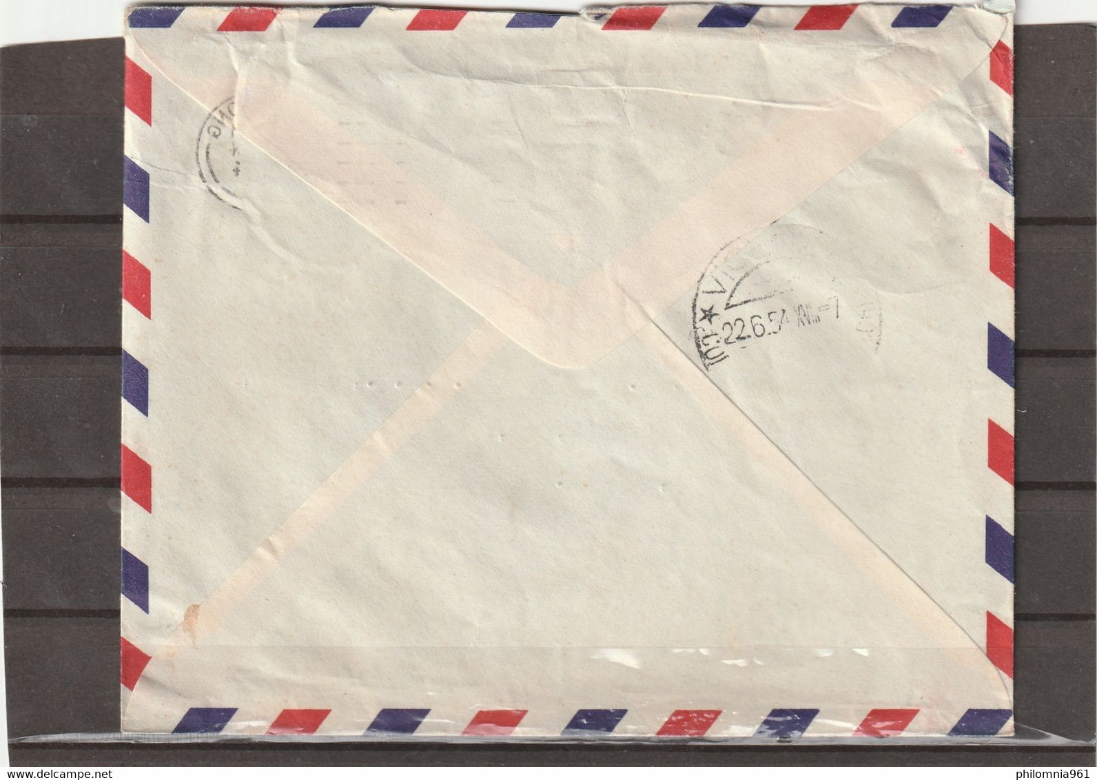 Hong Kong AIRMAIL COVER TO Italy 1954 - Brieven En Documenten