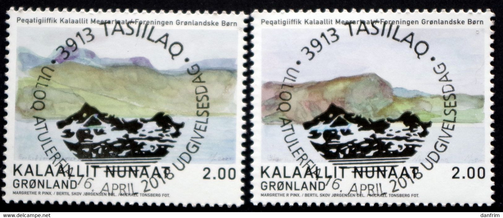 GREENLAND 2018   Minr.786-87 (lot D 1175) - Oblitérés