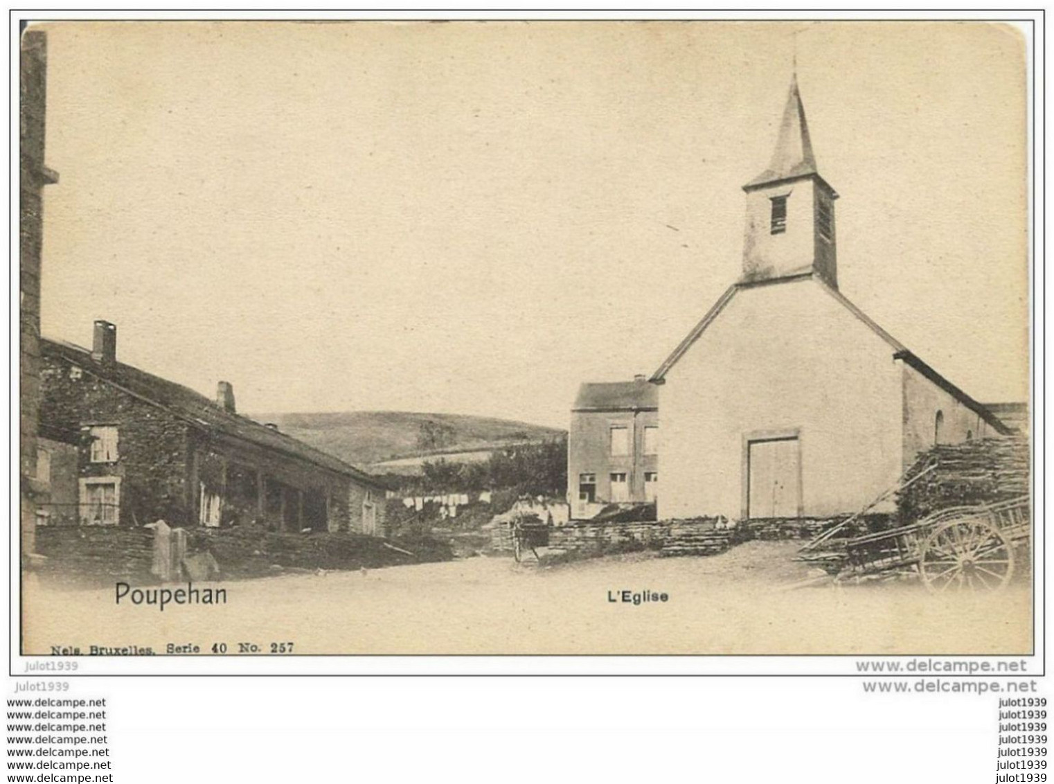 POUPEHAN ..-- Nels 40 , N° 257 . L ' Eglise . - Bouillon