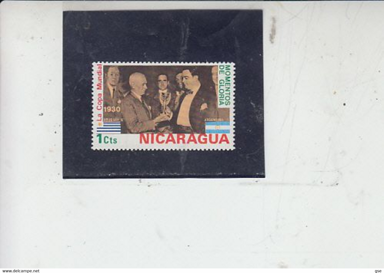 NICARAGUA 1974 - Yvert  933** - Coppa Del Mondo -.- - 1930 – Uruguay