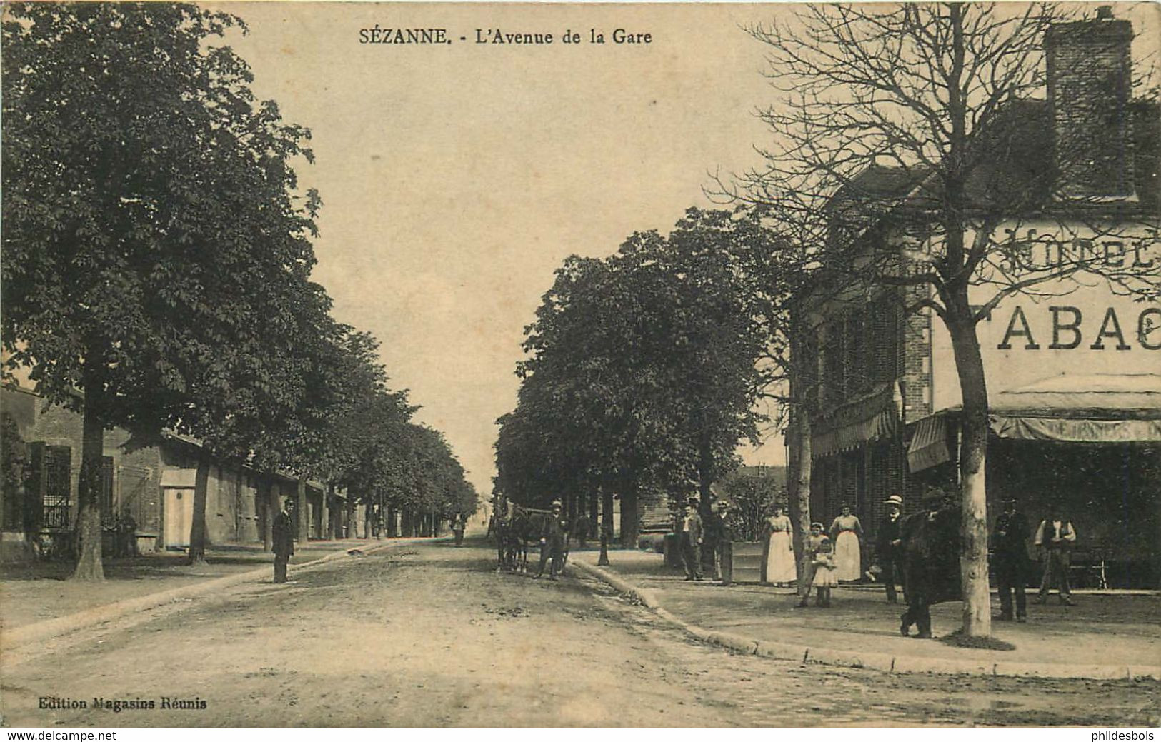 MARNE  SEZANNE Avenue De La Gare - Sezanne