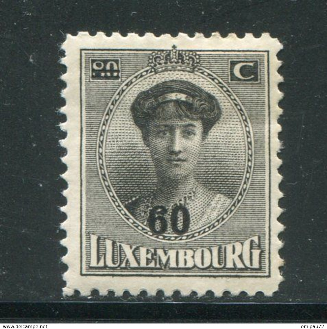 LUXEMBOURG- Y&T N°200- Neuf Avec Charnière * - 1921-27 Charlotte Voorzijde