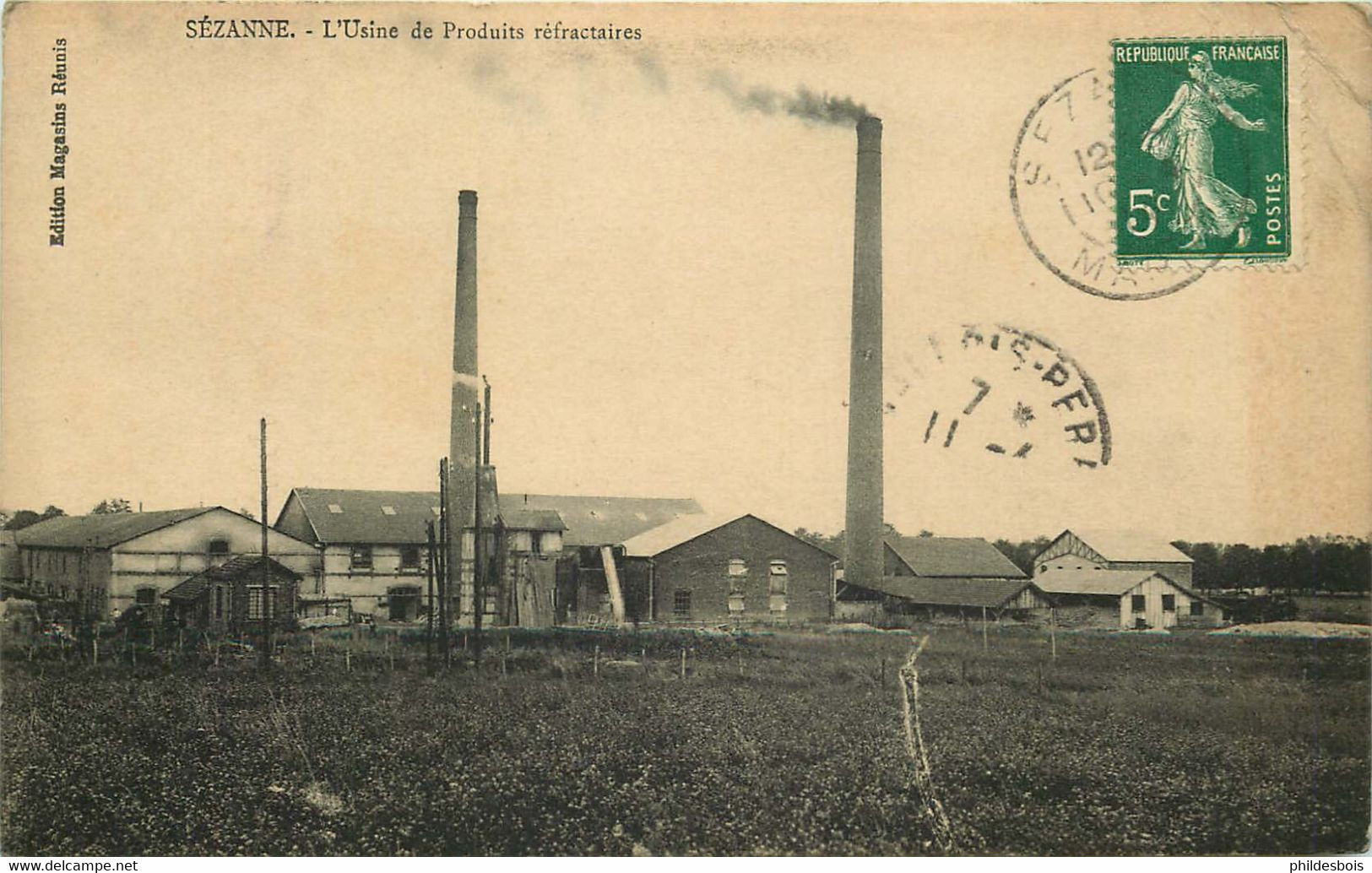 MARNE  SEZANNE   Usine De Produits Refractaires - Sezanne