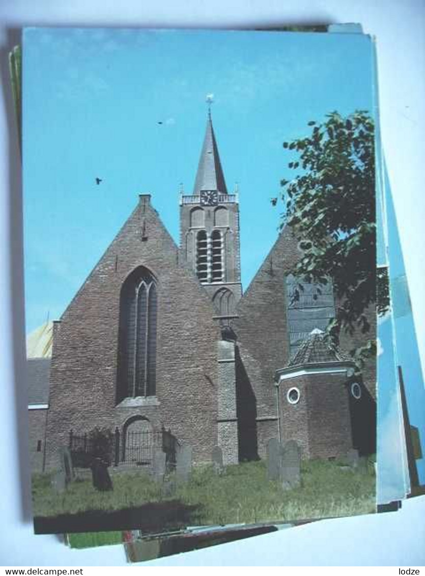 Nederland Holland Pays Bas Beverwijk Met Fraaie Kerk - Beverwijk