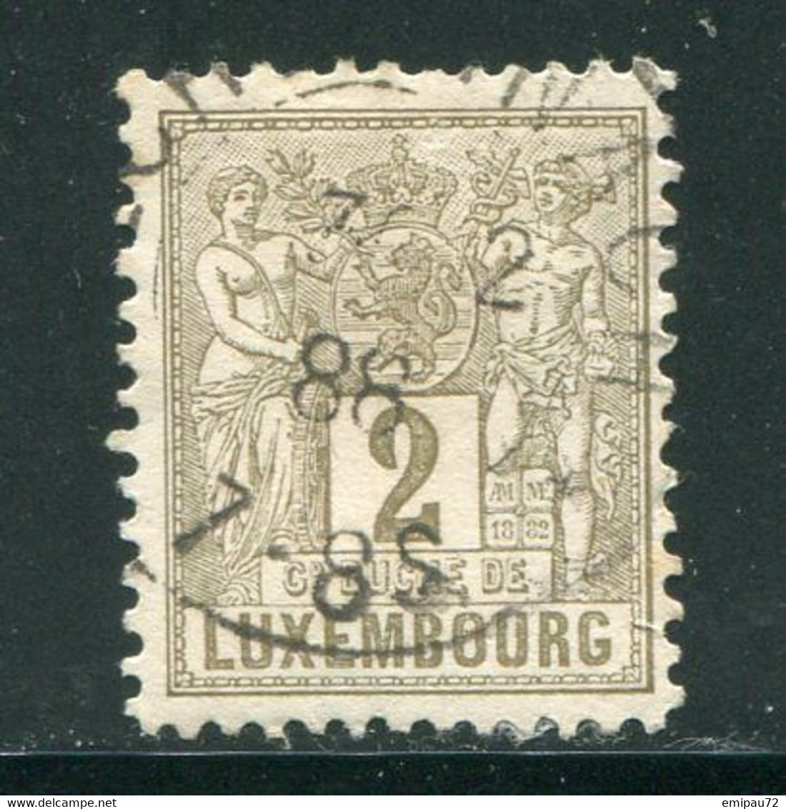 LUXEMBOURG- Y&T N°48- Oblitéré - 1882 Allégorie