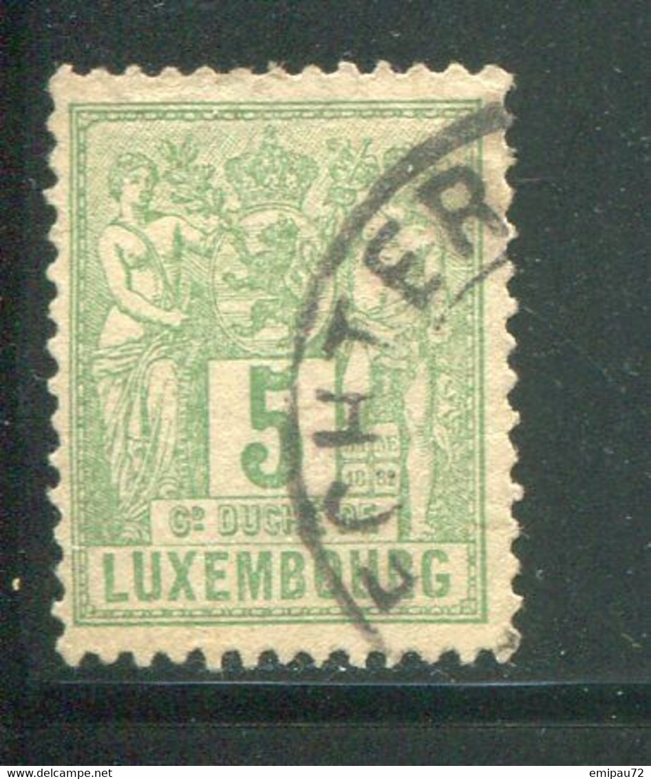 LUXEMBOURG- Y&T N°50- Oblitéré - 1882 Allégorie