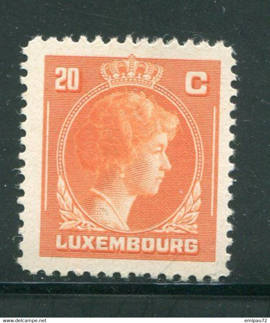 LUXEMBOURG- Y&T N°336- Neuf Avec Charnière * - 1944 Charlotte Rechterzijde