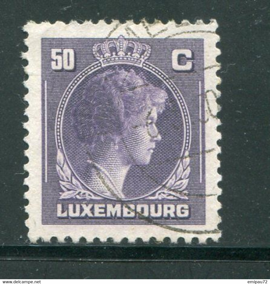 LUXEMBOURG- Y&T N°341- Oblitéré - 1944 Charlotte Rechtsprofil