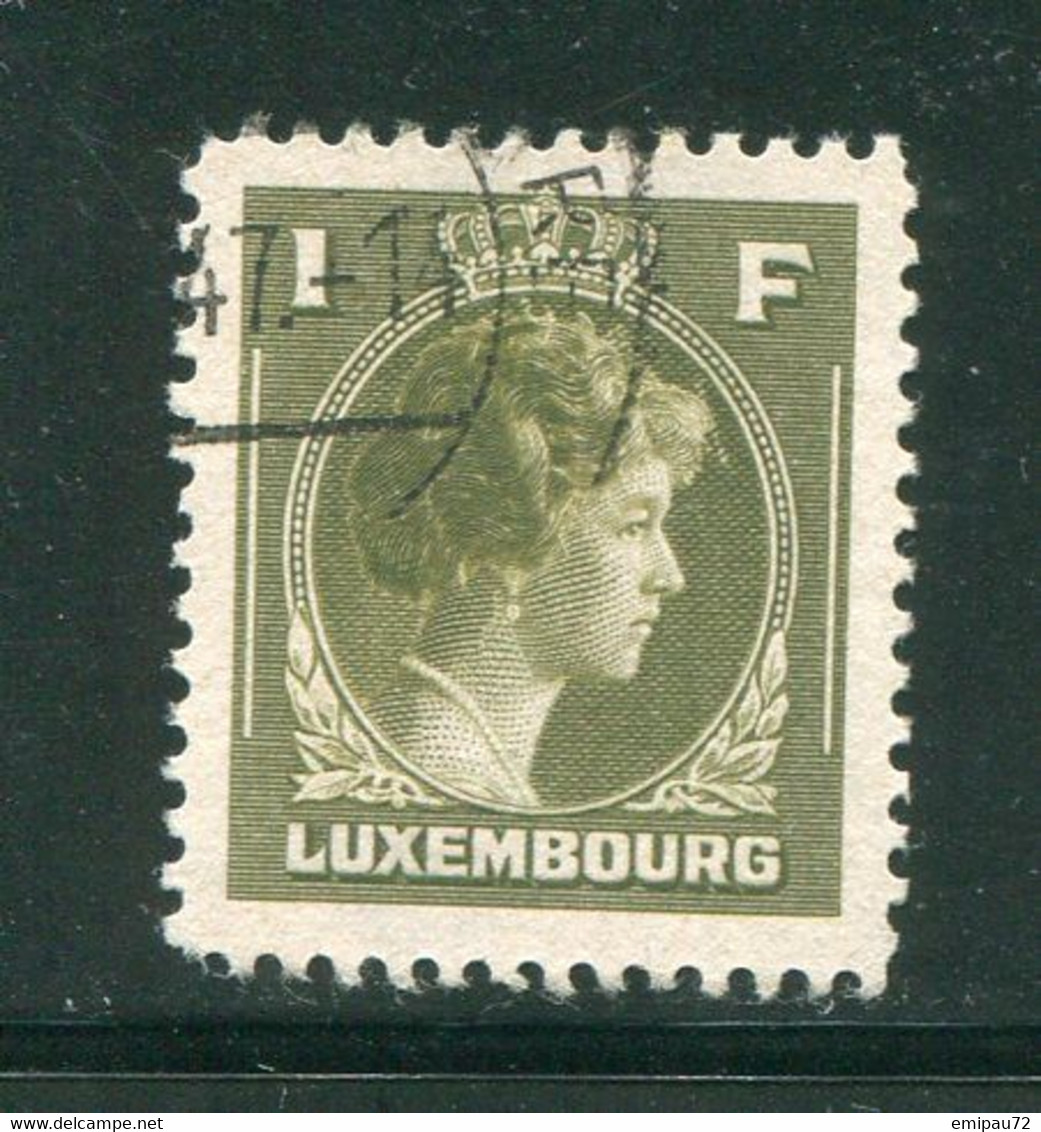 LUXEMBOURG- Y&T N°345- Oblitéré - 1944 Charlotte Di Profilo Destro