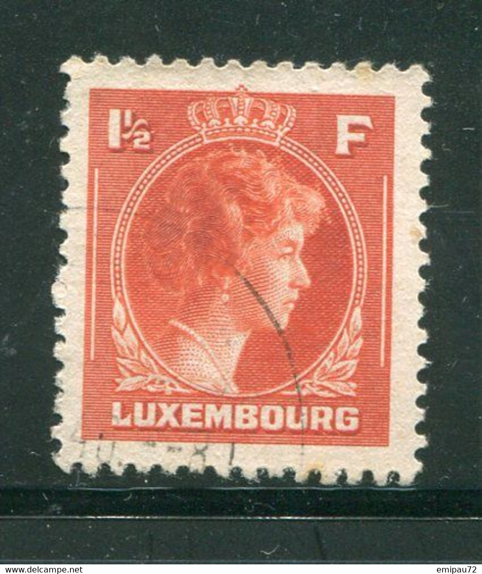 LUXEMBOURG- Y&T N°347- Oblitéré - 1944 Charlotte De Profil à Droite