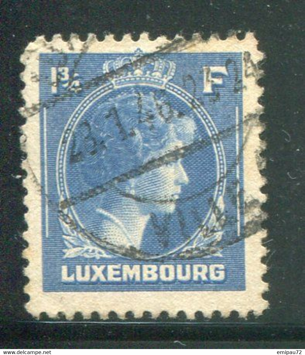 LUXEMBOURG- Y&T N°348- Oblitéré - 1944 Charlotte Di Profilo Destro