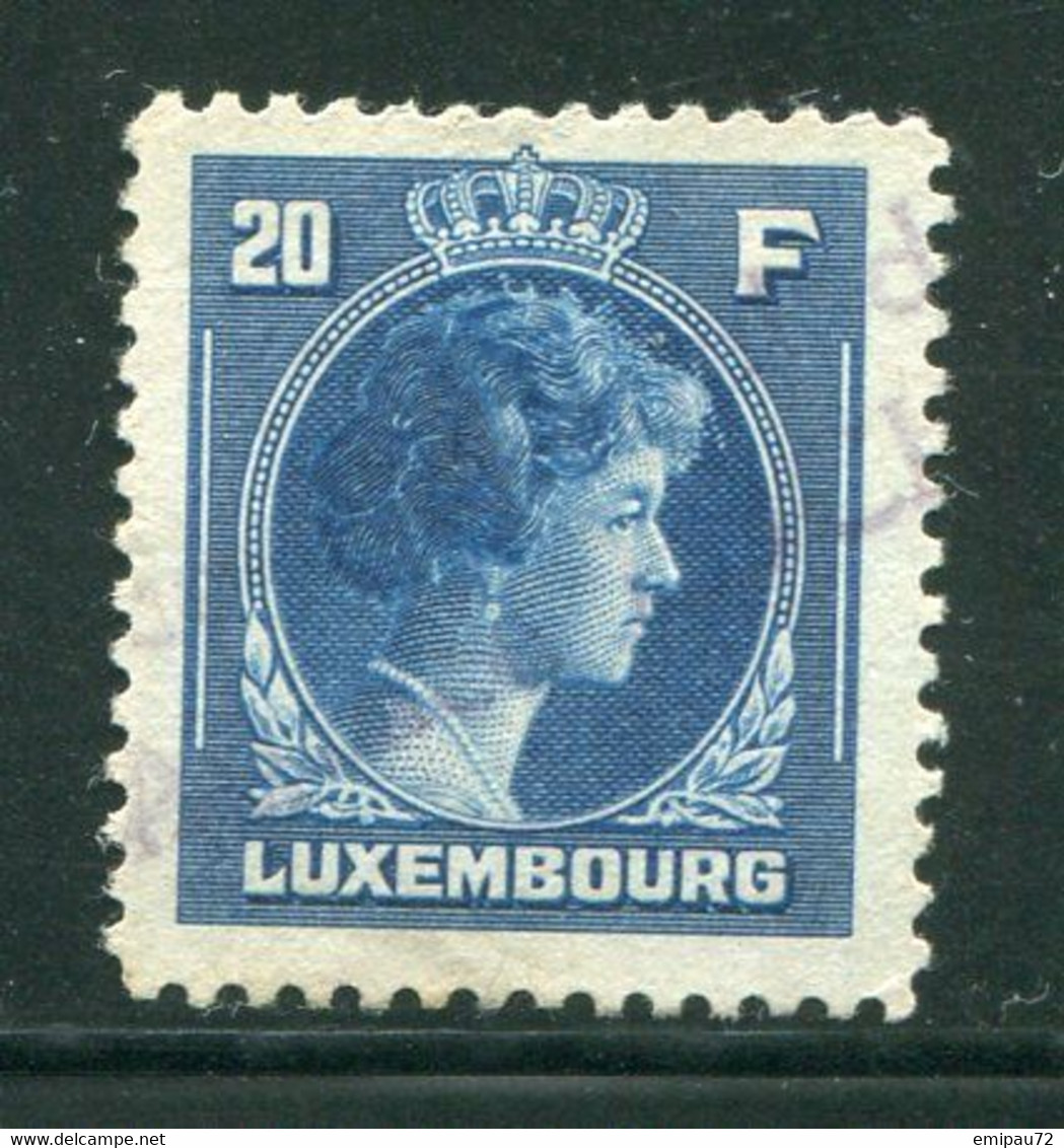 LUXEMBOURG- Y&T N°355- Oblitéré - 1944 Charlotte Rechterzijde