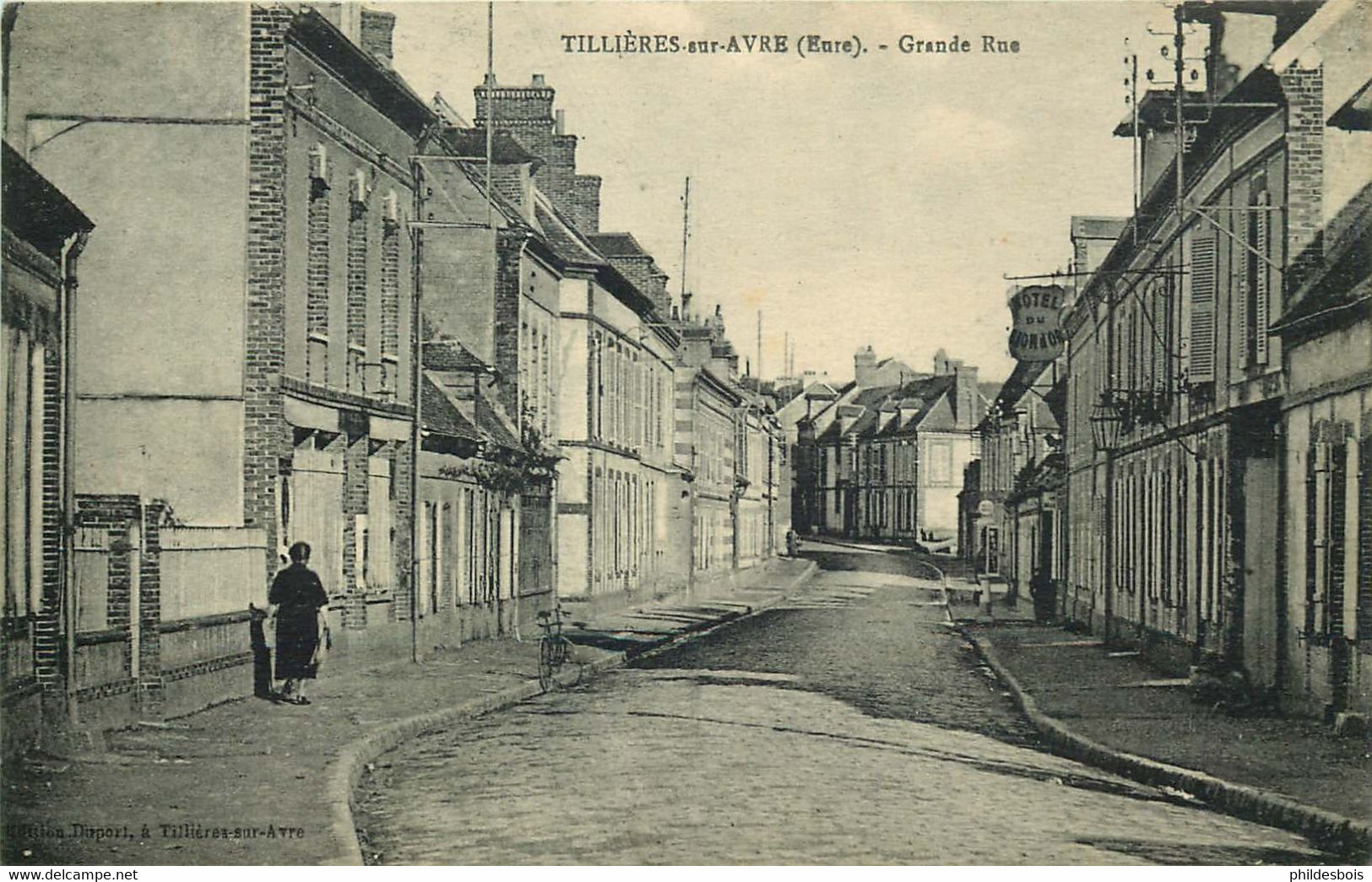 EURE  TILLIERES SUR AVRE  Grande Rue - Tillières-sur-Avre