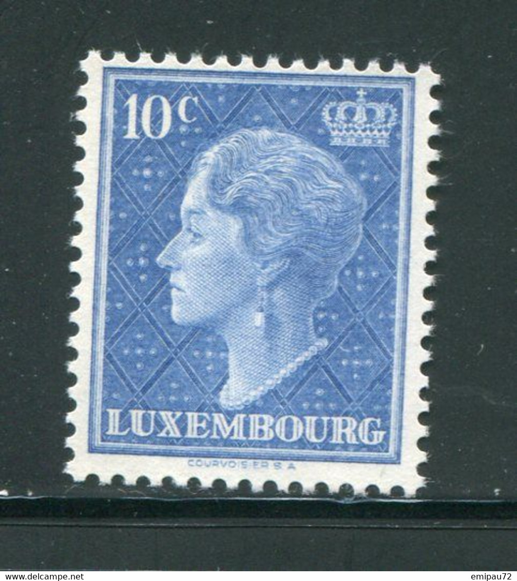 LUXEMBOURG- Y&T N°413B- Neuf Sans Charnière ** - 1948-58 Charlotte Left-hand Side