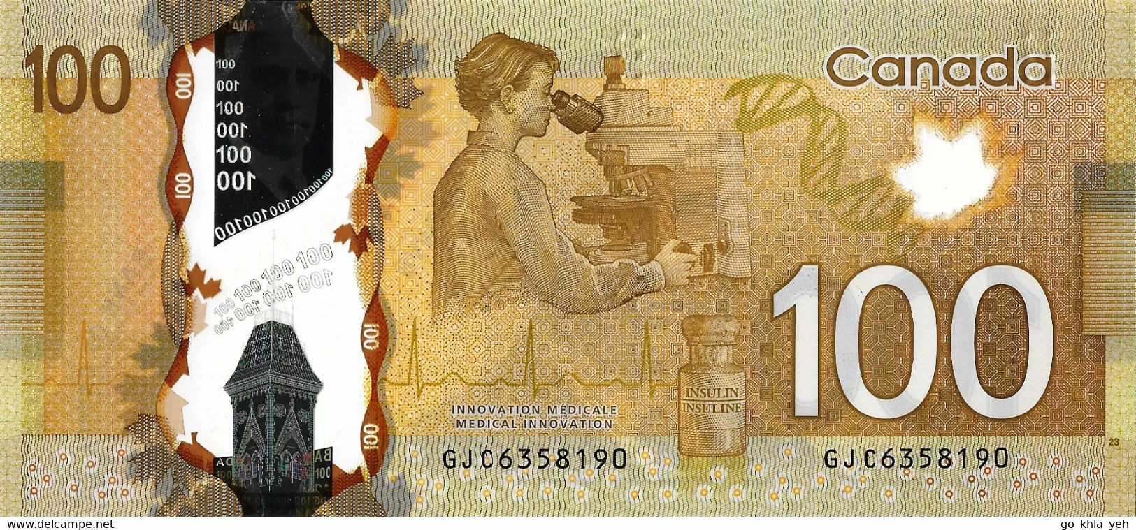 CANADA 2011 100 Dollar - P.110c  Neuf UNC - Canada