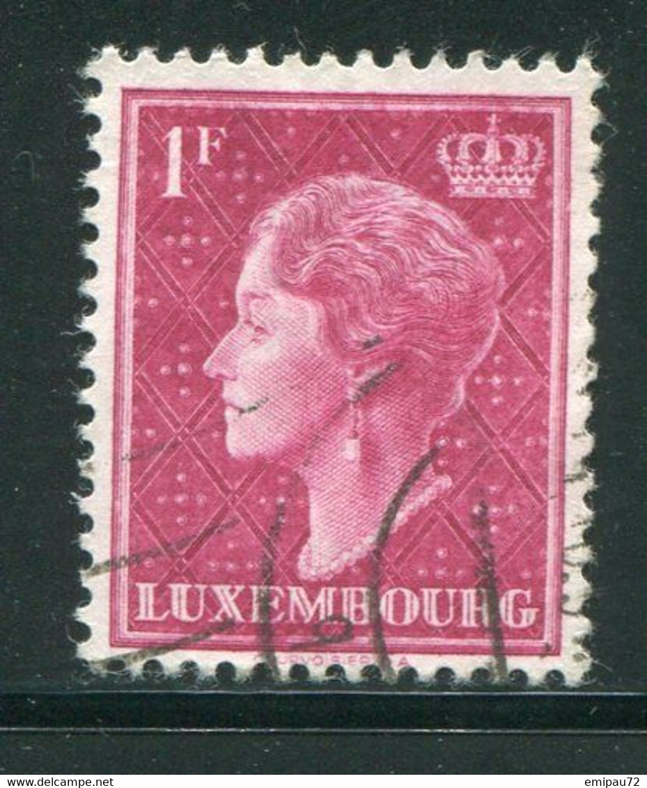 LUXEMBOURG- Y&T N°418- Oblitéré - 1948-58 Charlotte De Profil à Gauche