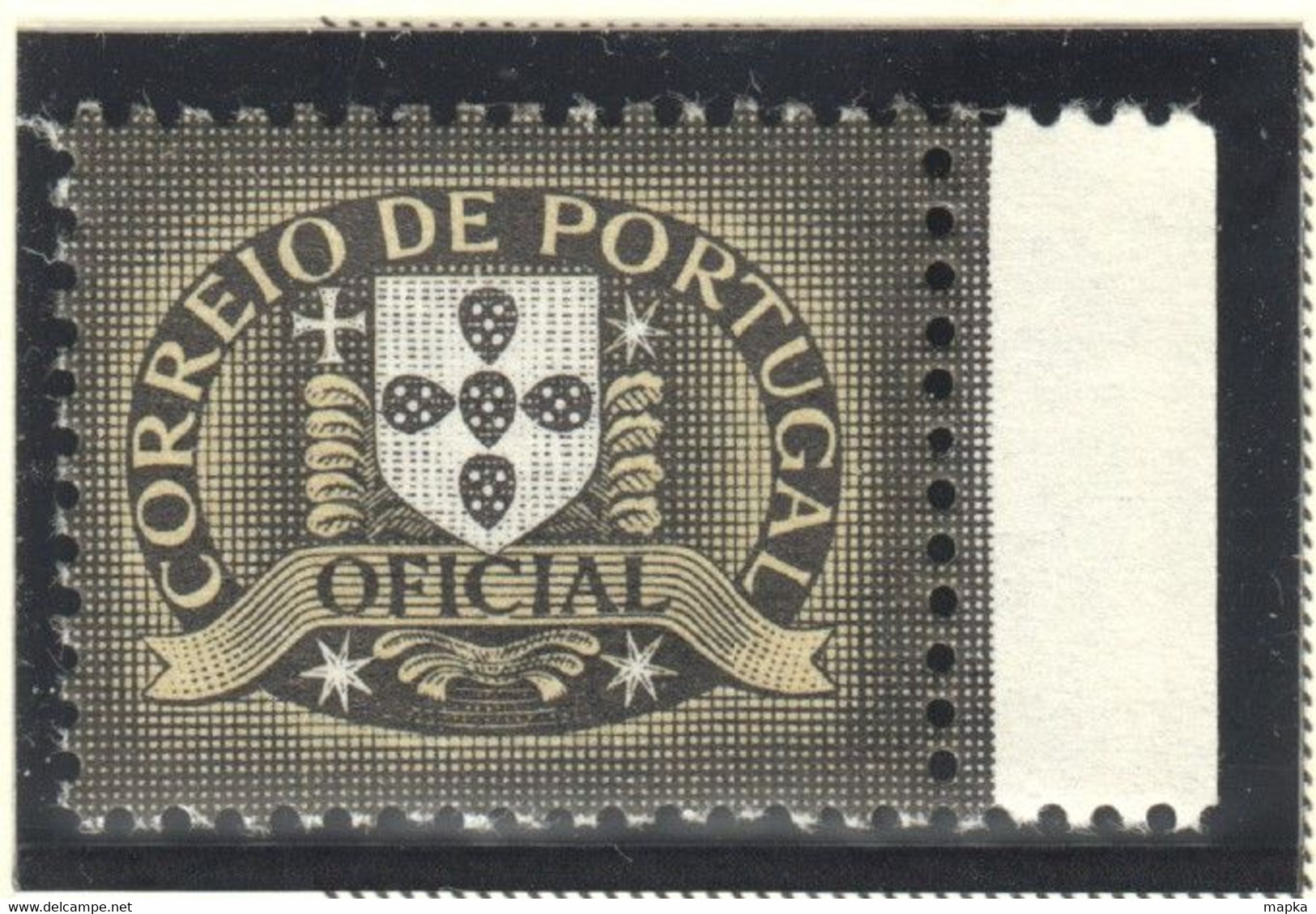 SP455 1952 PORTUGAL OFFICIAL STAMPS COAT OF ARMS MICHEL #2 1ST MNH - Ongebruikt