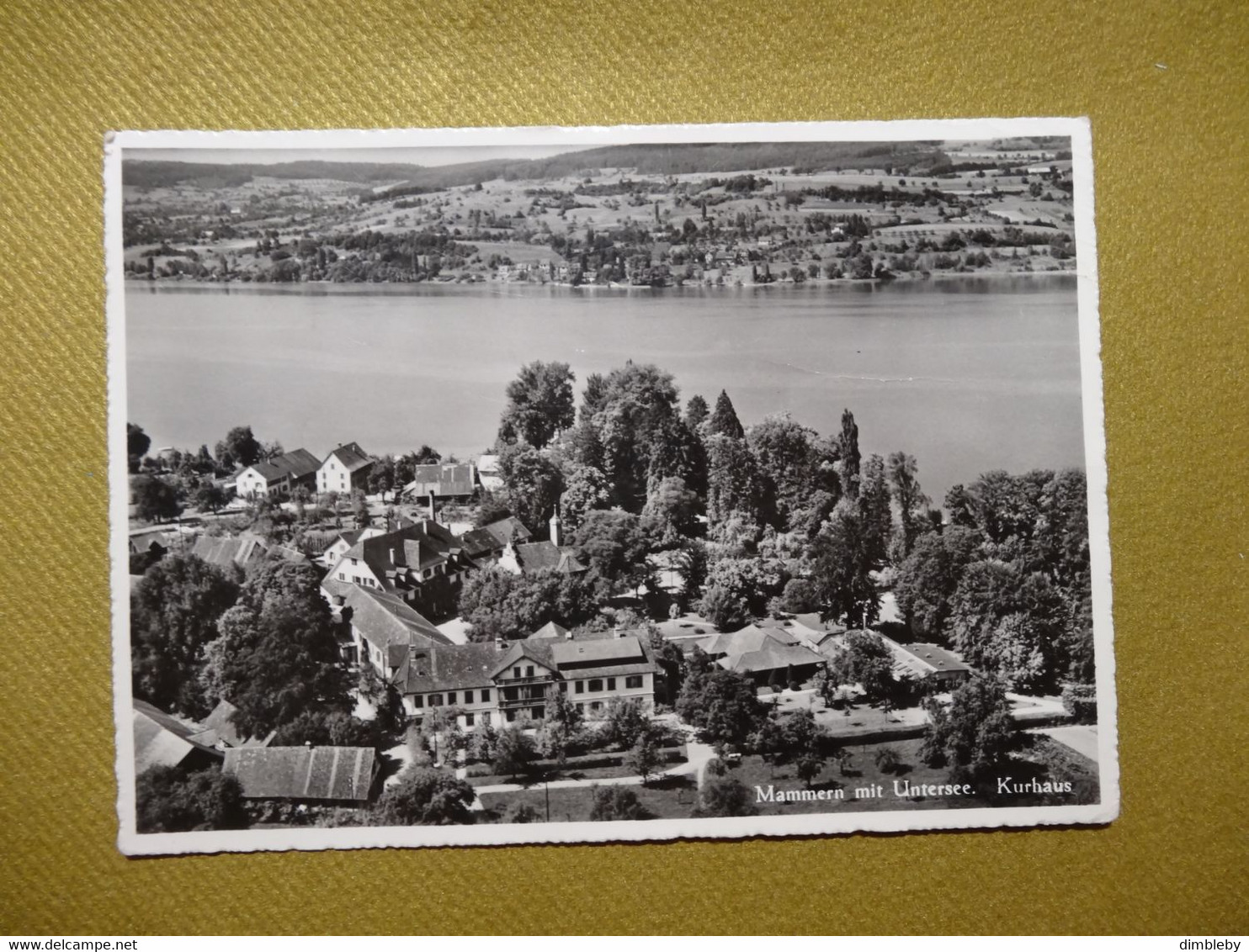 Mammern Mit Untersee - Kurhaus / Flugaufnahme Zaugg , Solothurn (4859) - Mammern