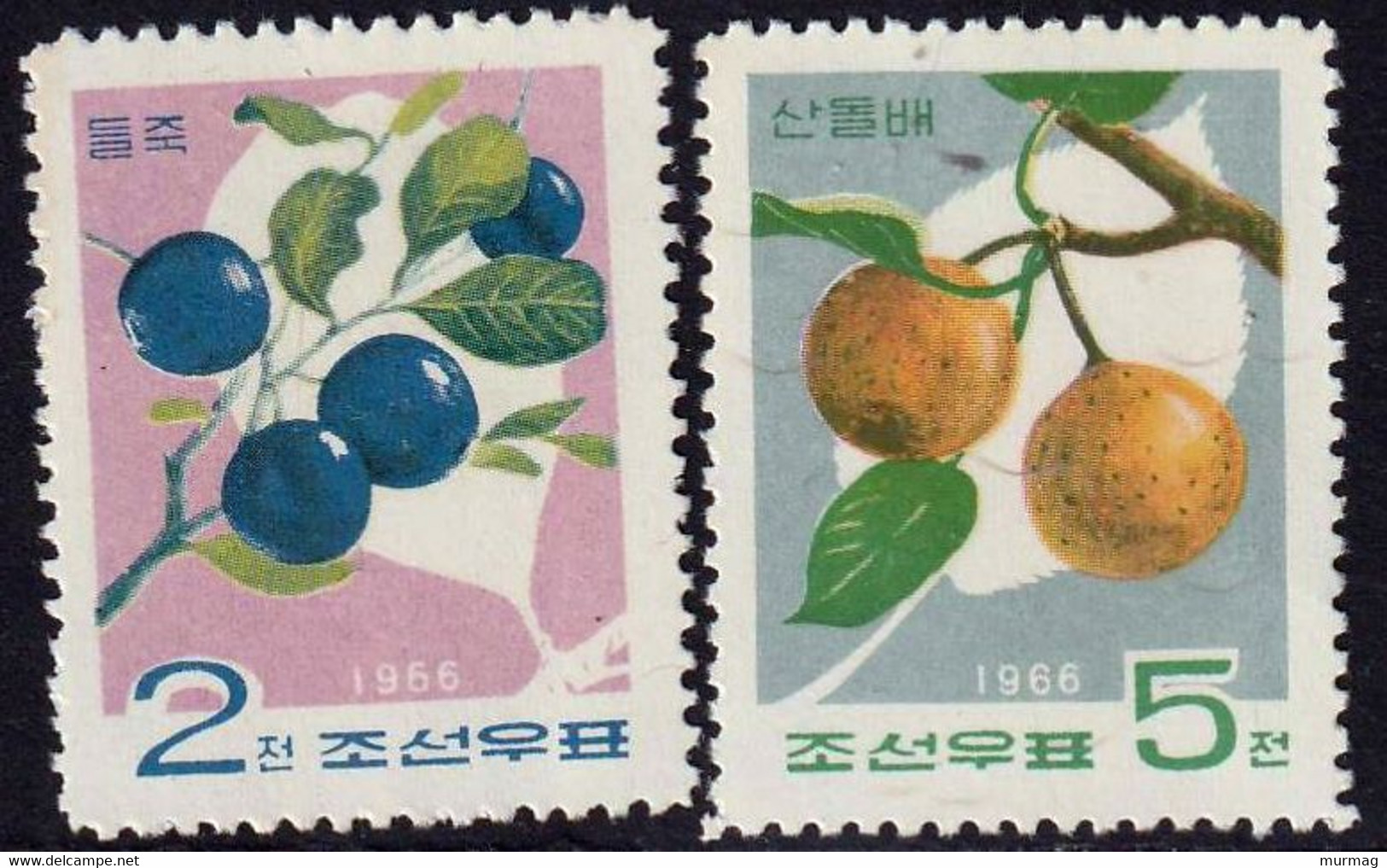 CHINE - Fruits - 1966 - MNH - Unused Stamps
