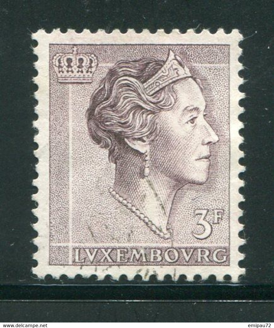 LUXEMBOURG- Y&T N°585A- Oblitéré - 1960 Charlotte, Tipo Diadema