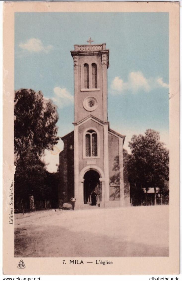 ALGERIE - 1938 - CARTE De MILA ! => TOULON - Cartas & Documentos