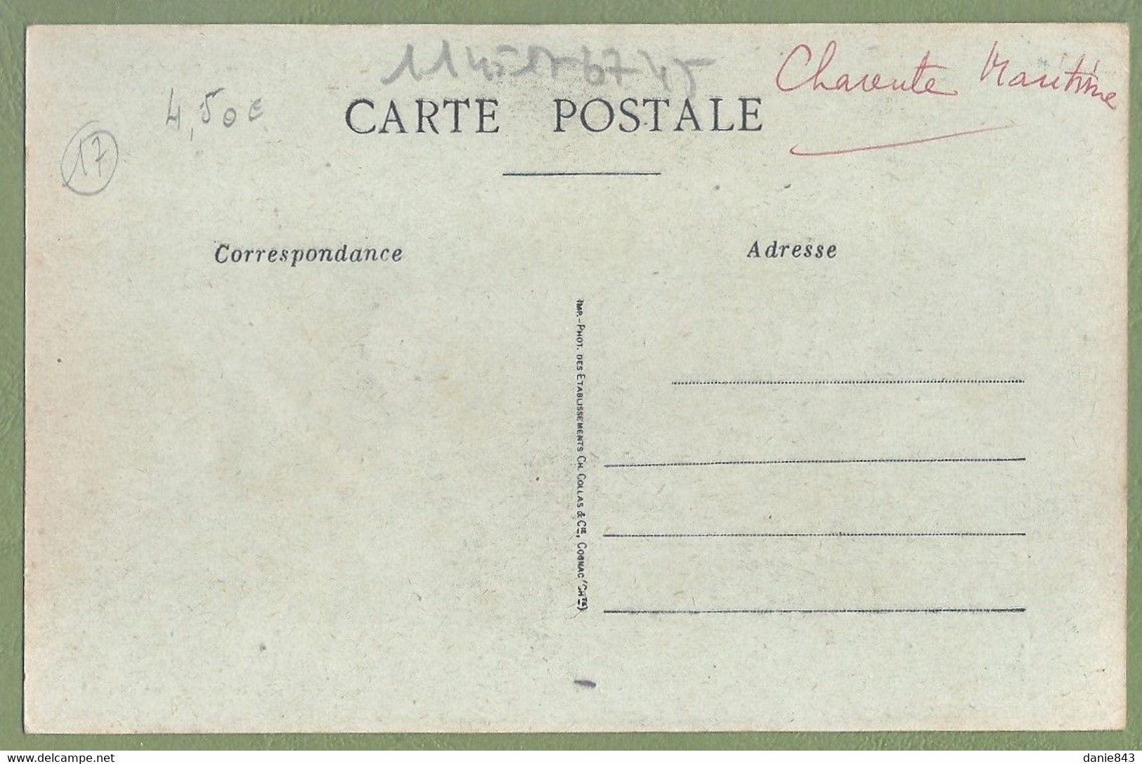 CPA Rare - CHARENTE MARITIME - ENVIRONS DE SAUJON - LE MORTIERS - Cliché Le Guiastrennec - Saujon