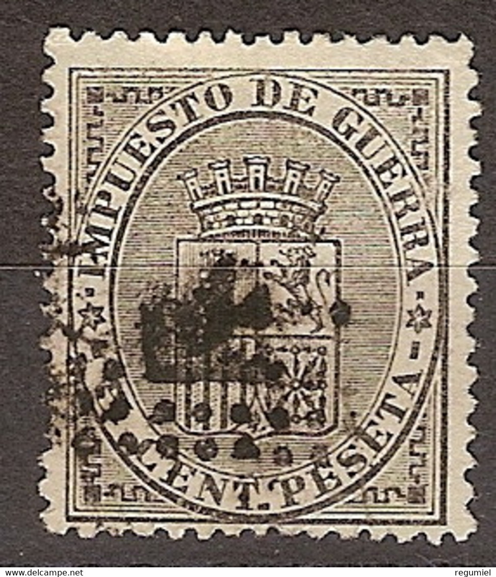 España U 0141 (o) Escudo. 1874 - Oblitérés