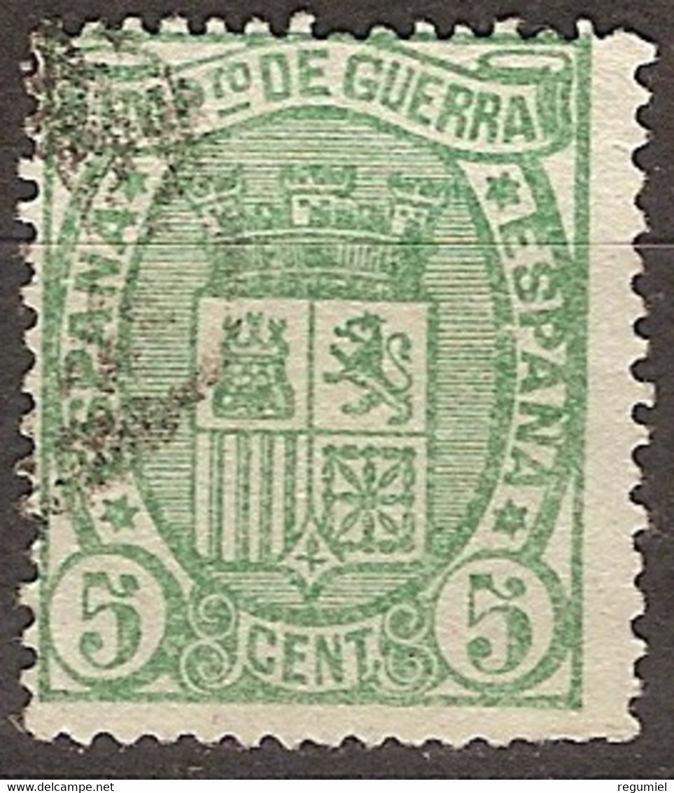 España U 0154 (o) Escudo. 1875 - Oblitérés