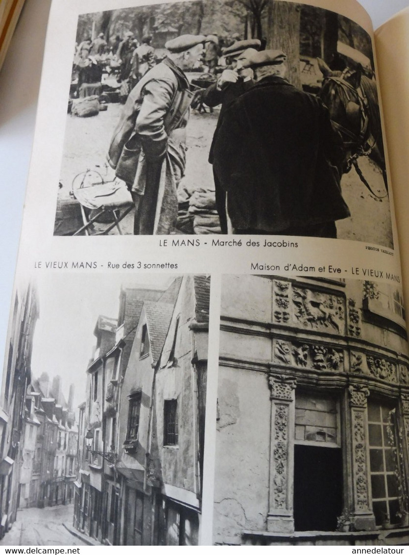 MAINE et PERCHE 1950 LA FRANCE À TABLE : Moulin-l'Evêque:La Flêche;Yvré-l'Evêque; St-Ceneri-le-Gerei; Mortagne;Sillé;Etc