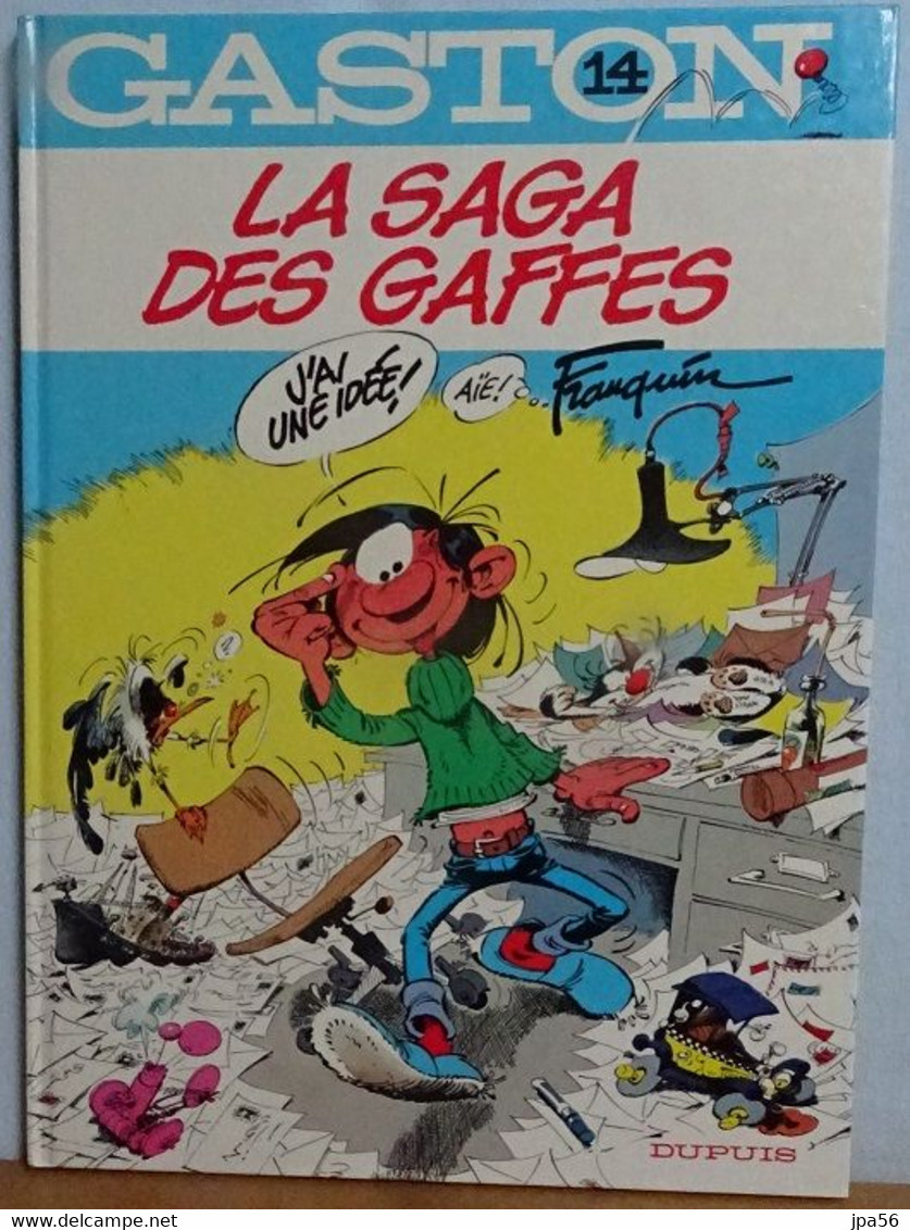 Gaston 14 La Saga Des Gaffes Franquin - Gaston