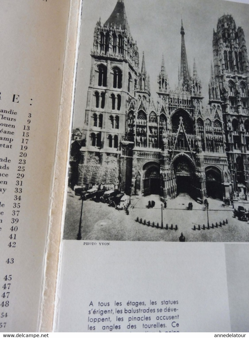 HTE NORMANDIE 1951 LA FRANCE À TABLE:Bénédiction à La St-Pierre-des-Marins; Fécamp;Etretat;Rouen;Le Havre;Le Tréport;Etc - Toerisme En Regio's