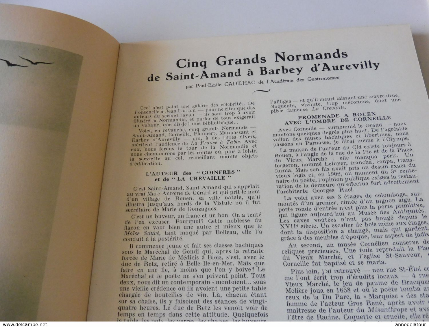 HTE NORMANDIE 1951 LA FRANCE À TABLE:Bénédiction à La St-Pierre-des-Marins; Fécamp;Etretat;Rouen;Le Havre;Le Tréport;Etc