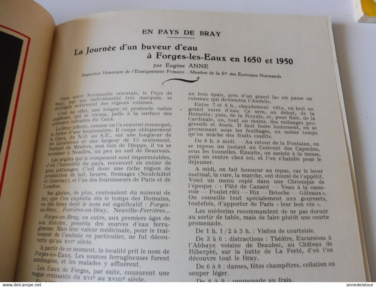 HTE NORMANDIE 1951 LA FRANCE À TABLE:Bénédiction à La St-Pierre-des-Marins; Fécamp;Etretat;Rouen;Le Havre;Le Tréport;Etc