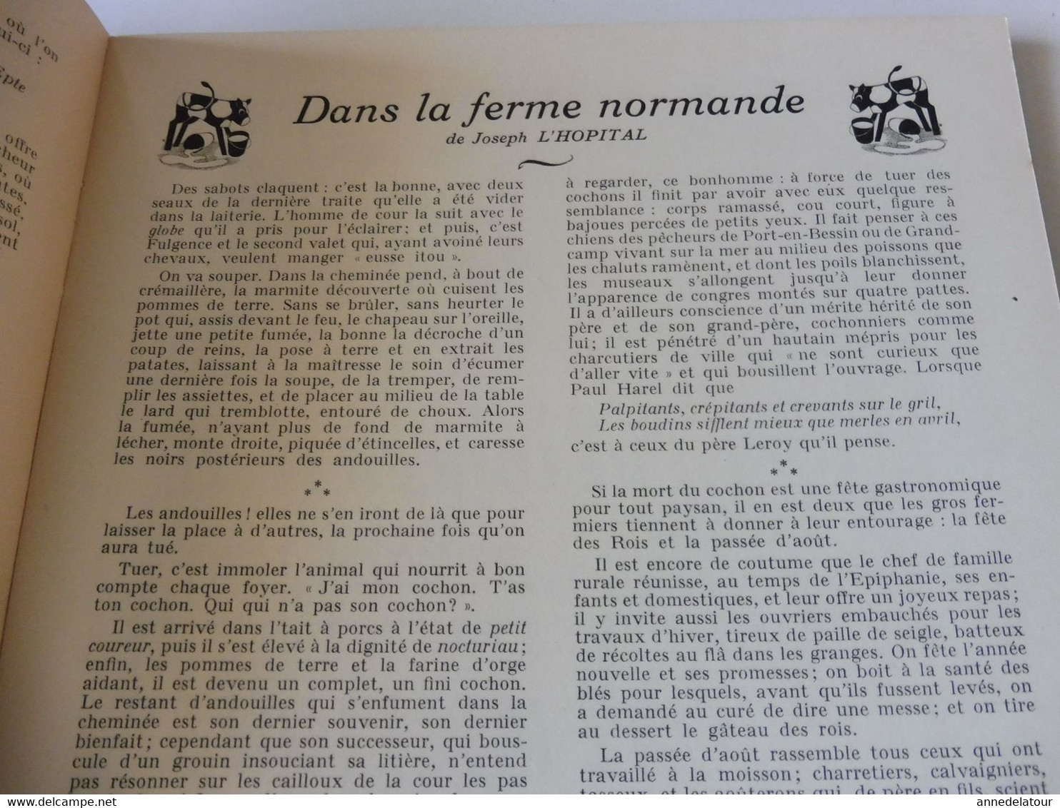 HTE NORMANDIE 1951 LA FRANCE À TABLE:Bénédiction à La St-Pierre-des-Marins; Fécamp;Etretat;Rouen;Le Havre;Le Tréport;Etc