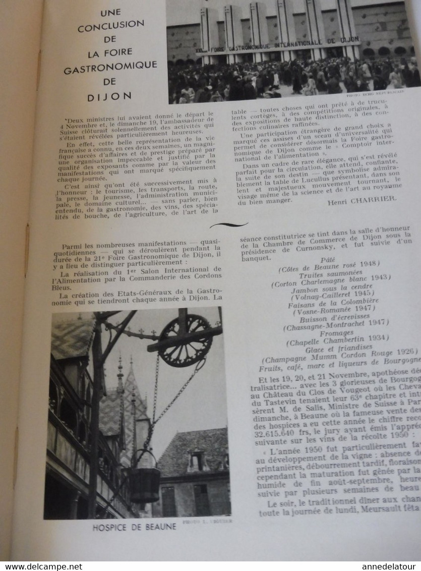 HTE NORMANDIE 1951 LA FRANCE À TABLE:Bénédiction à La St-Pierre-des-Marins; Fécamp;Etretat;Rouen;Le Havre;Le Tréport;Etc