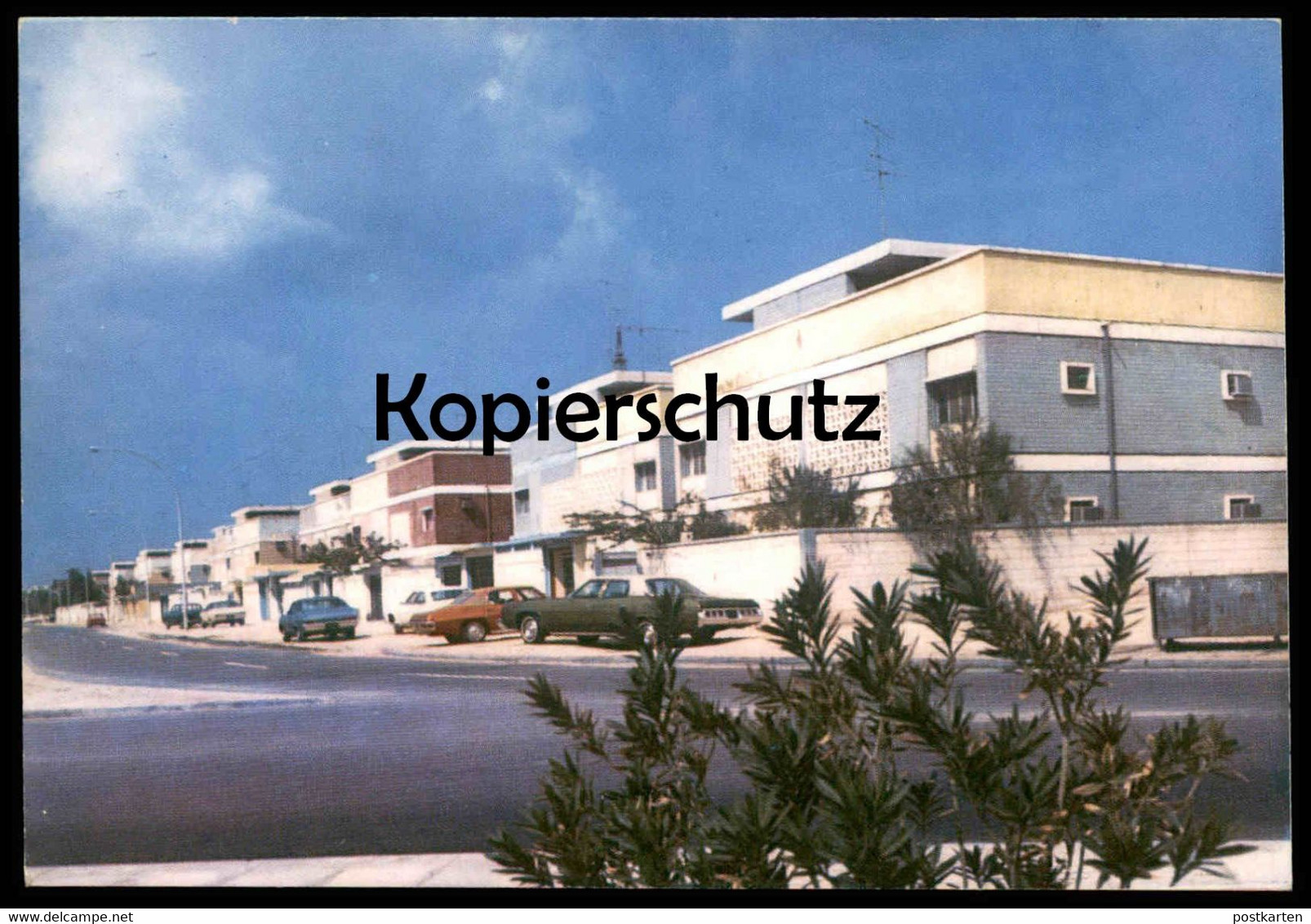 ÄLTERE KARTE KUWAIT WOHNVIERTEL 03.03.1972 AUTOS HÄUSER HAUS AHMED SALMAN Ansichtskarte Postcard Cpa AK - Koeweit