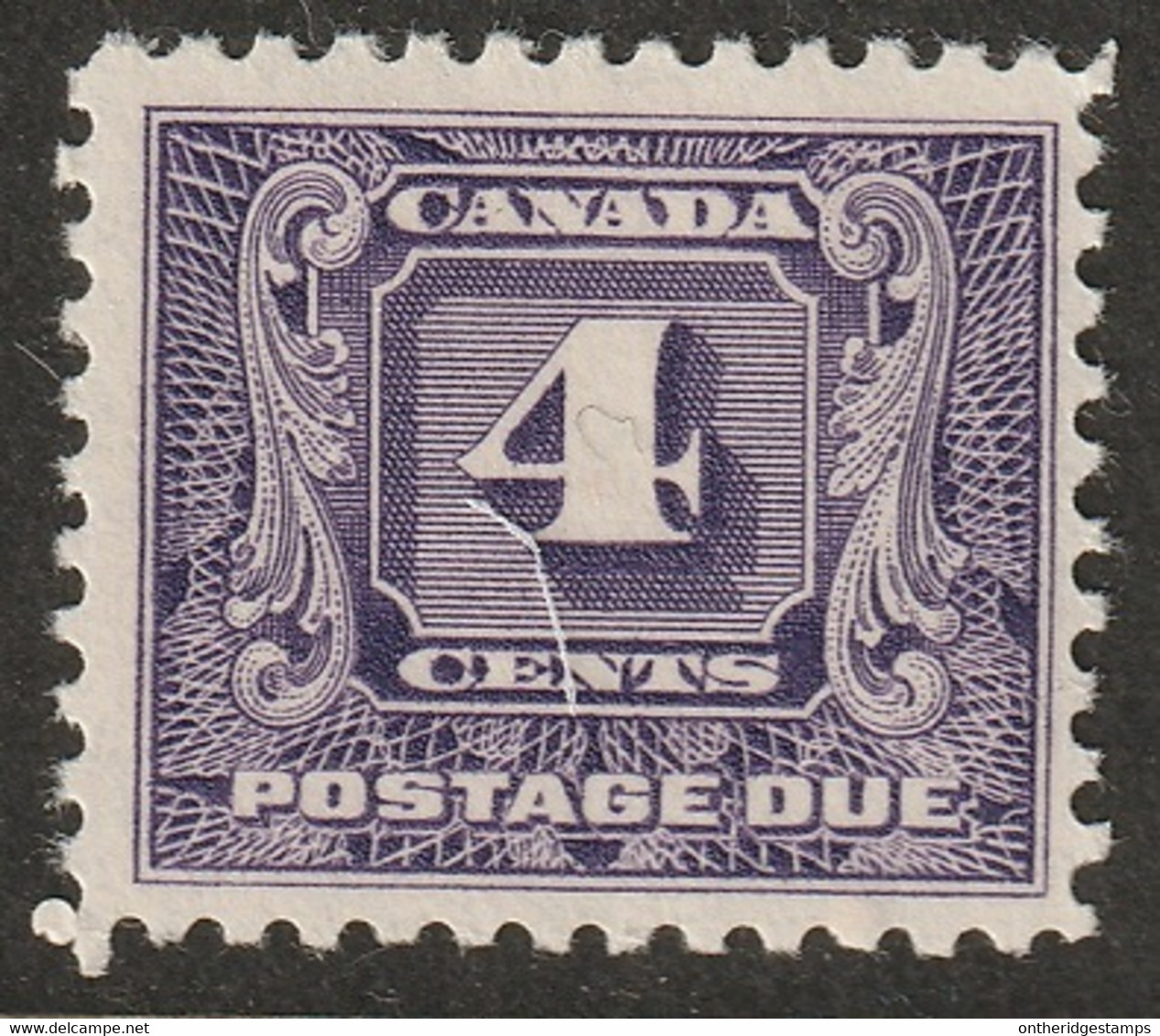 Canada 1930 Sc J8 Mi P8 Yt T8 Postage Due MH* - Postage Due