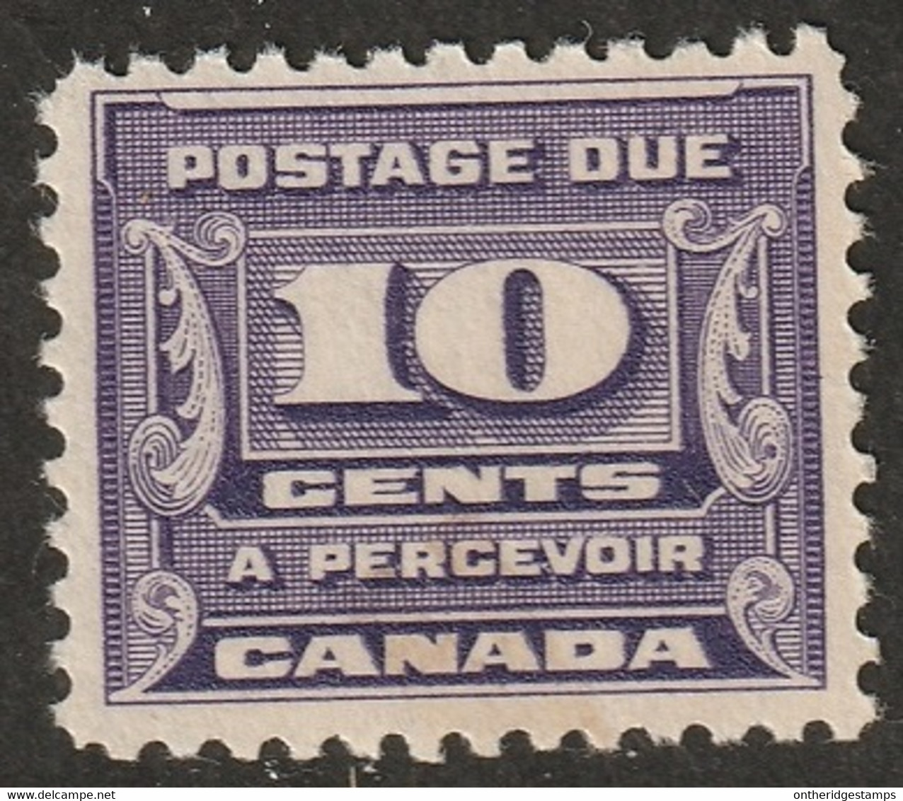 Canada 1933 Sc J14 Mi P14 Yt T13 Postage Due MNH** Stain - Strafport