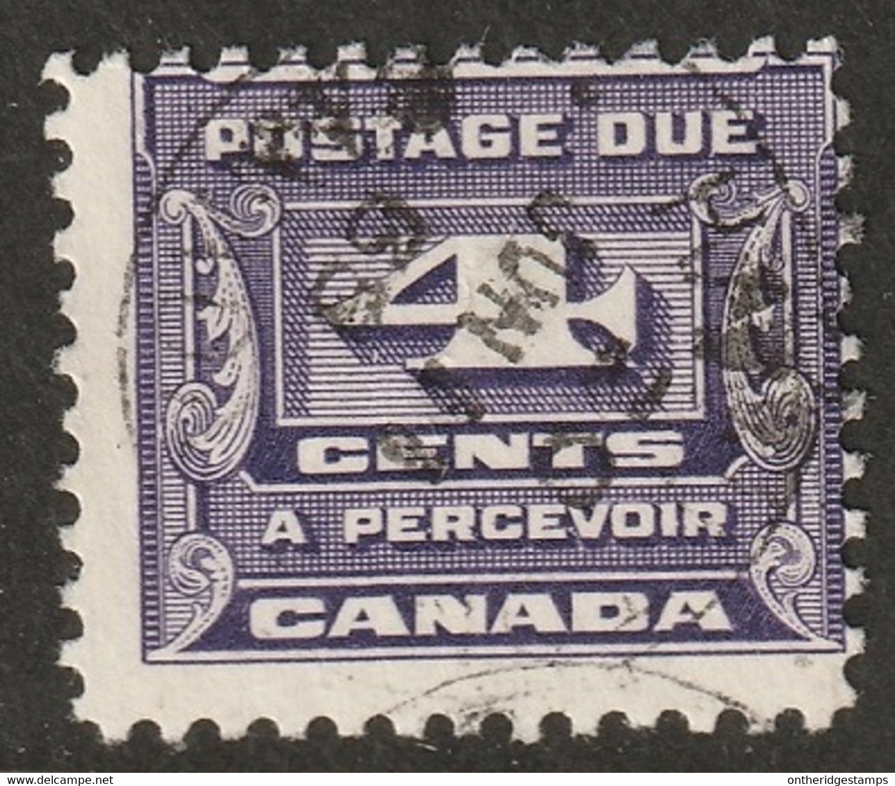 Canada 1933 Sc J13 Mi P13 Yt T12 Postage Due Used - Strafport