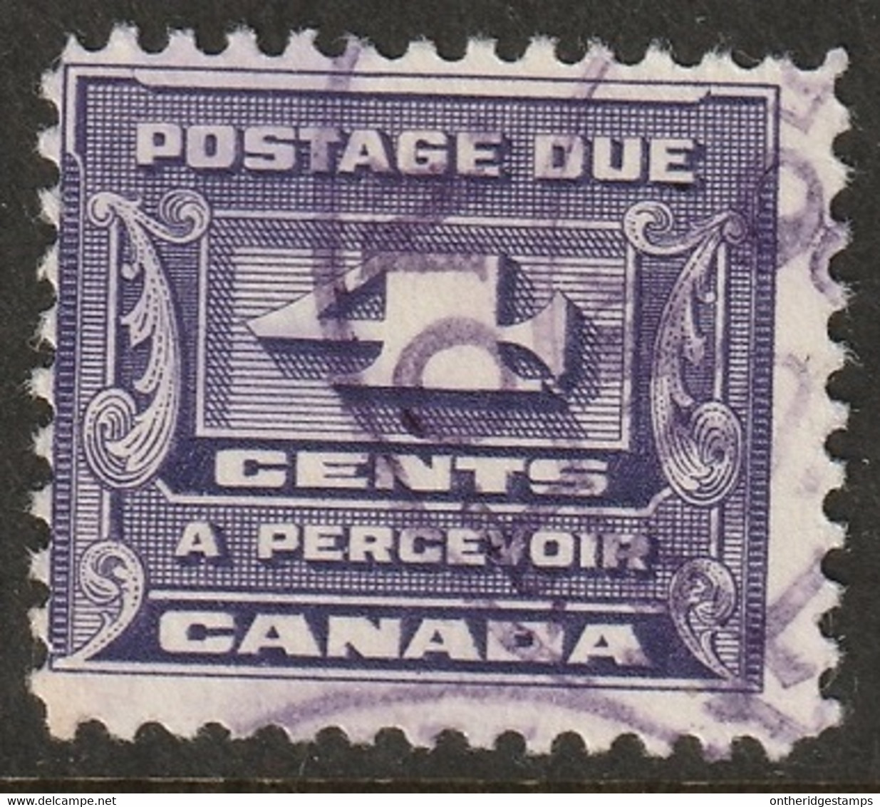 Canada 1933 Sc J13 Mi P13 Yt T12 Postage Due Used - Impuestos