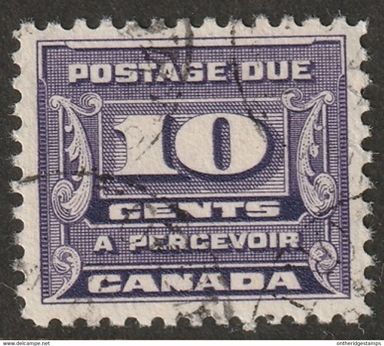 Canada 1933 Sc J14 Mi P14 Yt T13 Postage Due Used - Segnatasse