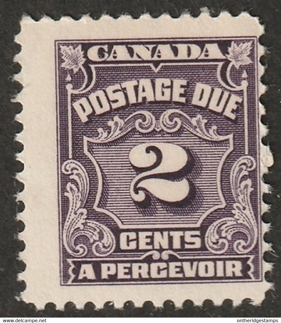 Canada 1933 Sc J16i Mi P16 Yt T15 Postage Due MNH** Hibrite Paper - Portomarken