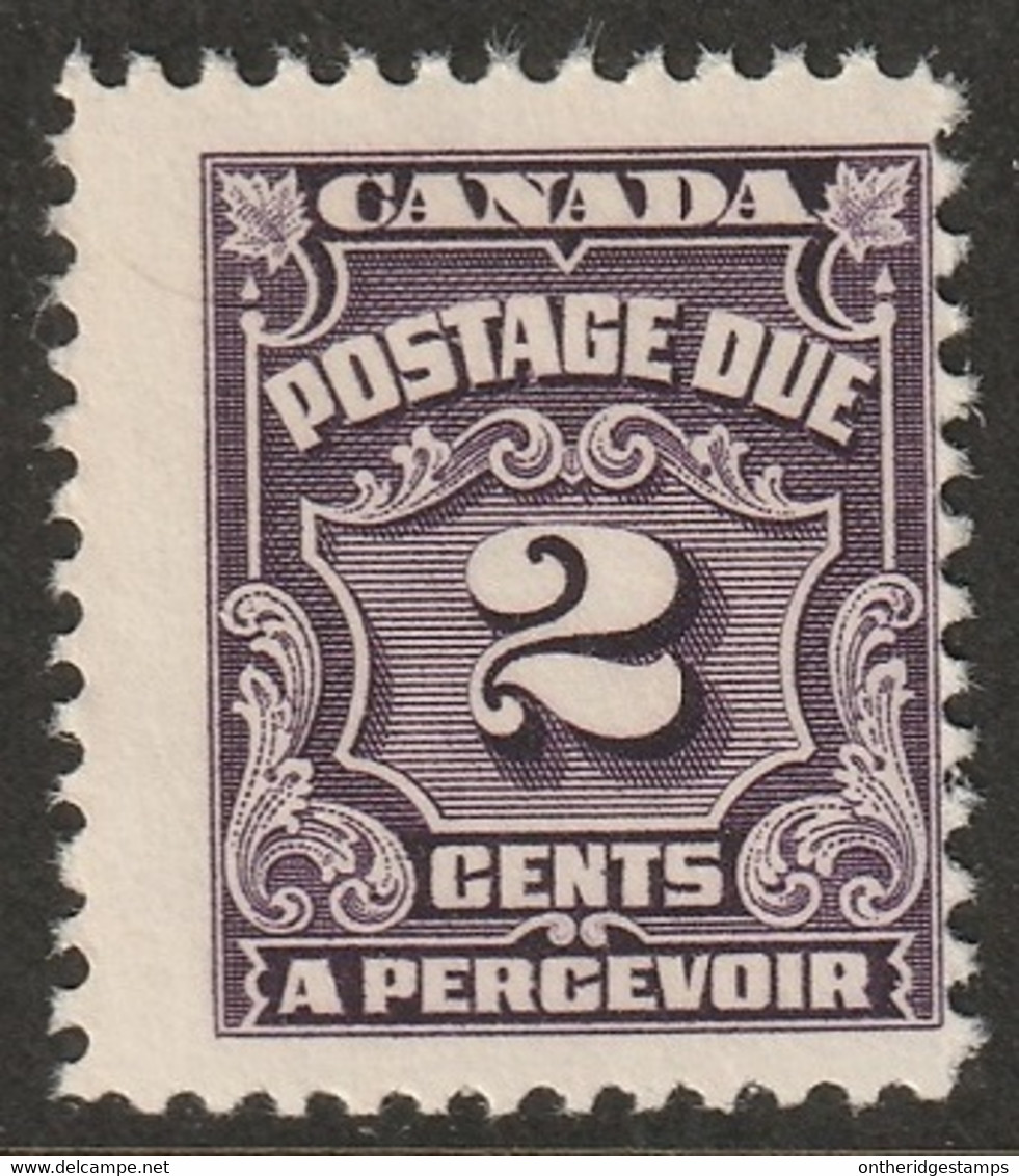 Canada 1933 Sc J16i Mi P16 Yt T15 Postage Due MNH** Hibrite Paper - Segnatasse