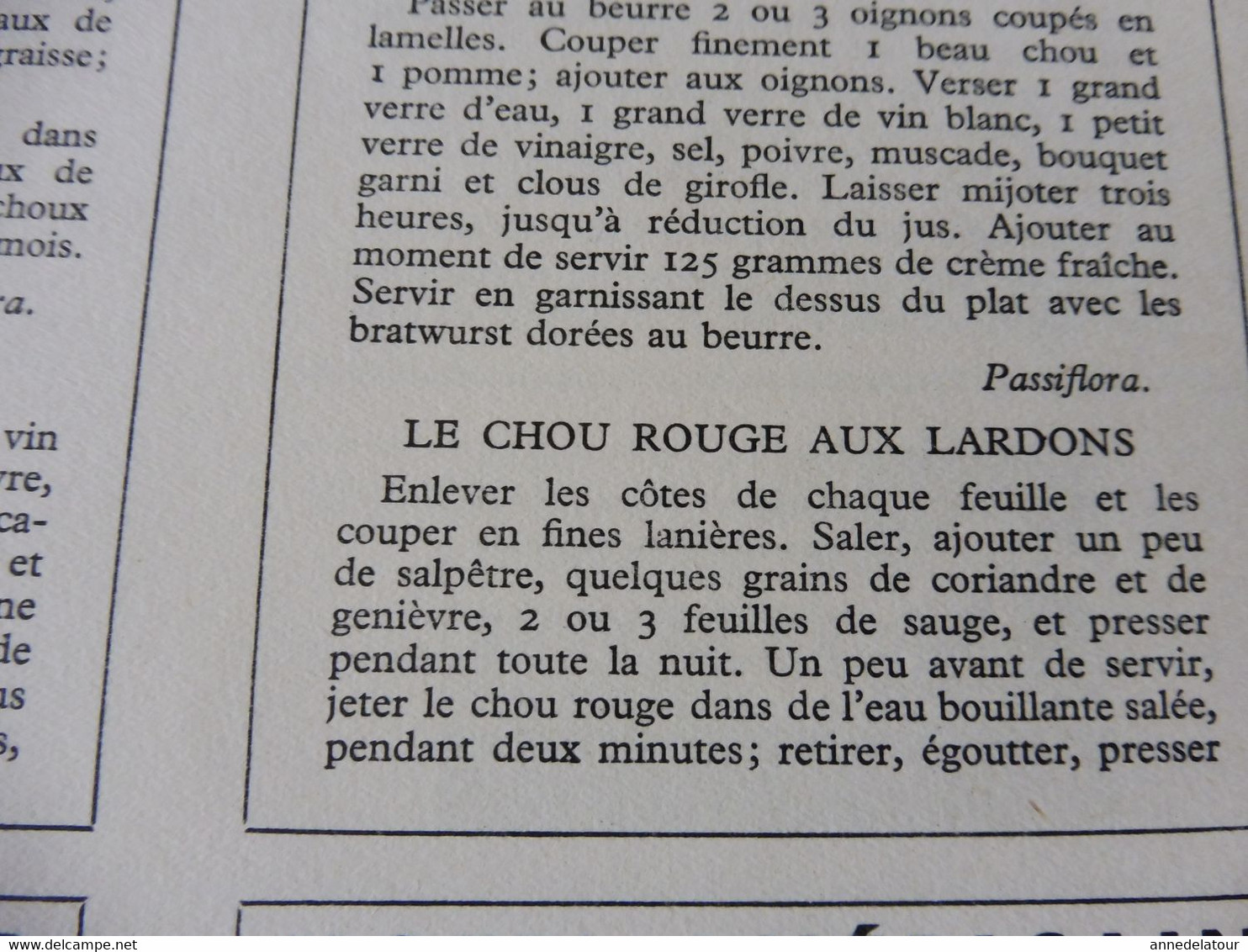 ALSACE 1952 LA FRANCE À TABLE: Hansi, Belfort,Colmar, Ribeauville, Vieil-Armand, Riquewihr, Than,Recettes culinaires;Etc