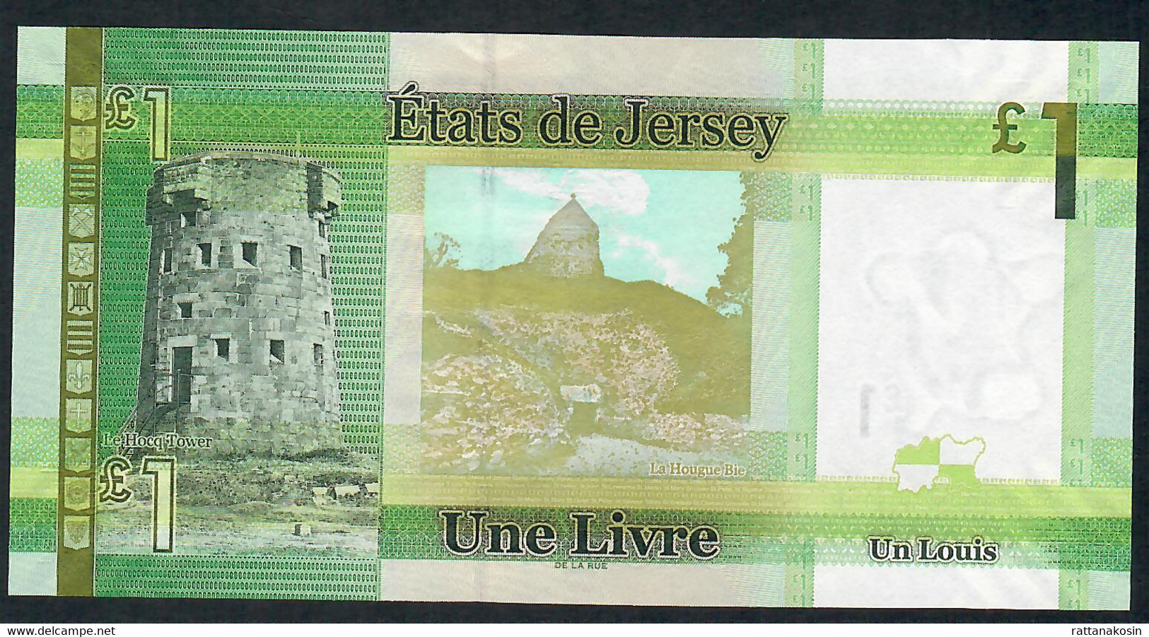 JERSEY P32a 1 POUND 2010  #DD    UNC. - Jersey