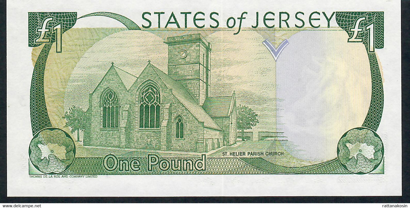 JERSEY P15a 1 POUND 1989 LOW NUMBER  #BC000087     UNC. - Jersey