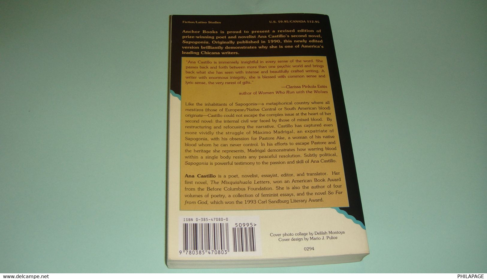 Sapogonia De Ana Castillo - Otros & Sin Clasificación